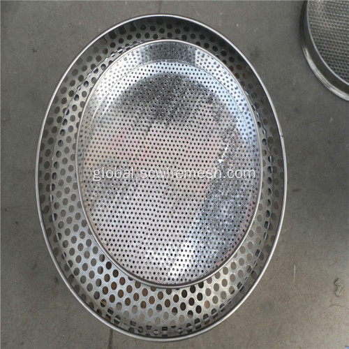 Metal Sieve Galvanized/SS Perforated Metal Standard Testing Sieve Factory